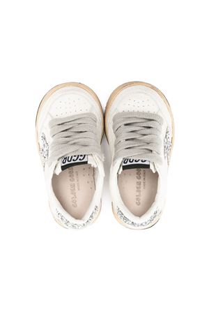 White and red calf leather sneakers GOLDEN GOOSE KIDS | GYF00439F00482680185